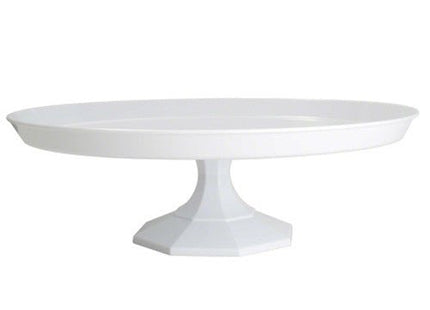 White Cake Stand - SKU:343600CL - UPC:813515019289 - Party Expo