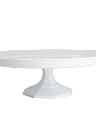 White Cake Stand - SKU:343600CL - UPC:813515019289 - Party Expo