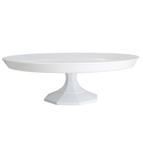 White Cake Stand - SKU:343600CL - UPC:813515019289 - Party Expo