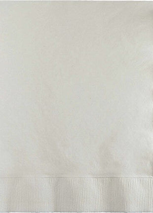 White Lunch Napkins (16ct) - SKU:58000B - UPC:039938168438 - Party Expo