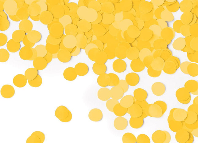 Yellow Tissue Confetti - SKU:331832 - UPC:039938504151 - Party Expo