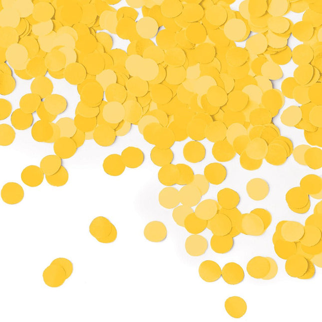 Yellow Tissue Confetti - SKU:331832 - UPC:039938504151 - Party Expo