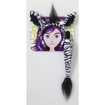 Zebra with Tail Costume Kit - SKU:71192 - UPC:721773711923 - Party Expo