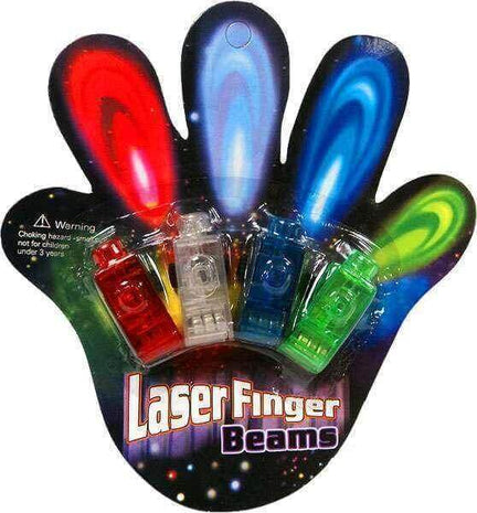 1" Light-Up Finger Beams - SKU:GL-FINLI - UPC:097138752871 - Party Expo