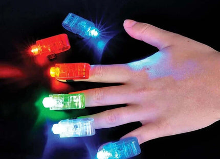 1" Light-Up Finger Beams - SKU:GL-FINLI - UPC:097138752871 - Party Expo