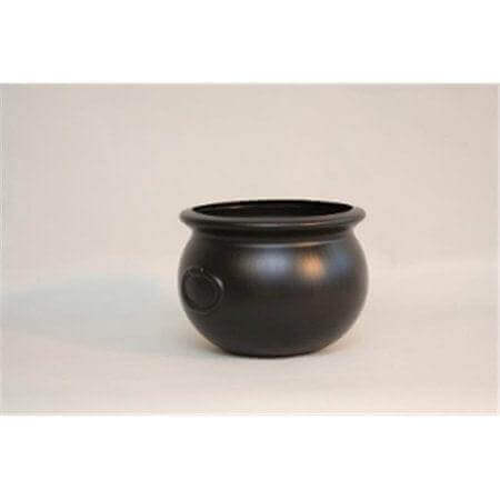10" Cauldron Container - Black - SKU:60110 - UPC:042465601101 - Party Expo