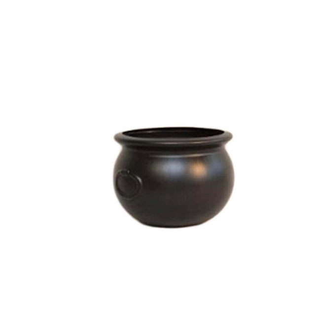 10" Cauldron Container - Black - SKU:60110 - UPC:042465601101 - Party Expo
