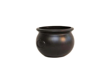 10" Cauldron Container - Black - SKU:60110 - UPC:042465601101 - Party Expo