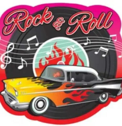 10.5" Rock-n-roll Classic 50's Theme Party Cutout Party Expo  