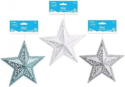 10.6" Large Christmas Glitter Star Decoration Party Expo  