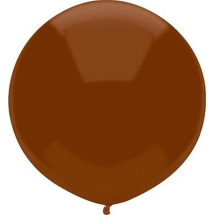11" BSA Chestnut Brown Latex Balloons (25ct) - SKU:76646 - UPC:708450593461 - Party Expo