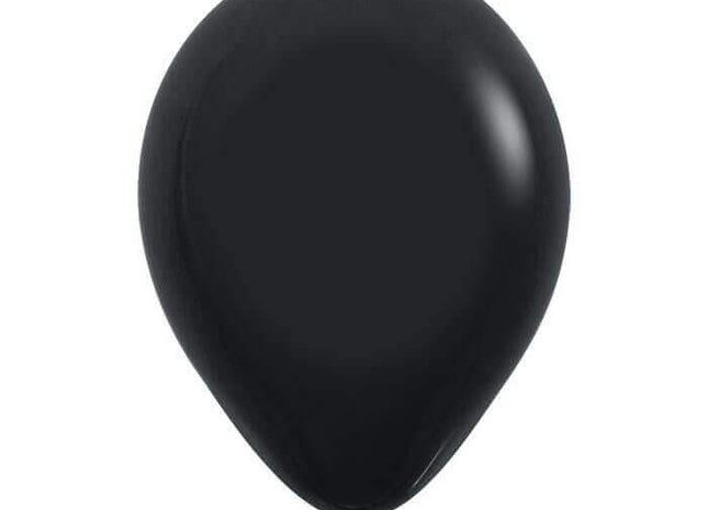 11" Fashion Black Latex Balloons (100pcs) - SKU:B5-3014 - UPC:030625530149 - Party Expo