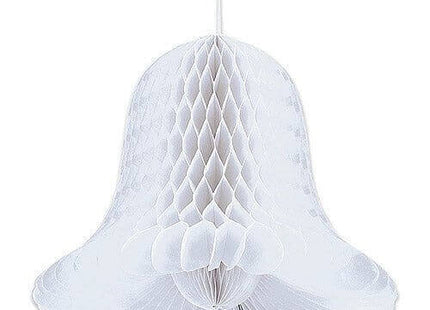 11'' Honeycomb Bells - White - SKU:29223.08 - UPC:048419596851 - Party Expo