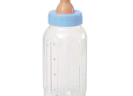 11" Plastic Baby Bottle Bank - Blue - SKU:95956W - UPC:011179959563 - Party Expo