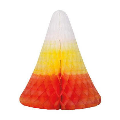 11.5" Halloween Honeycomb Candy Corn Centerpiece - SKU:63481 - UPC:011179634811 - Party Expo