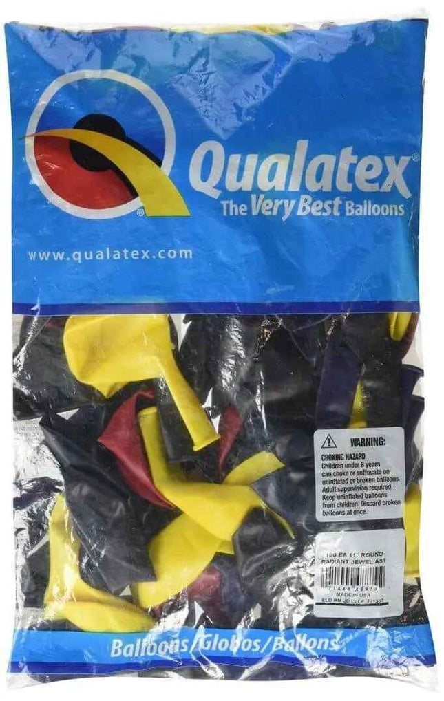 11" Assorted Jewel Latex Balloons Party Expo  