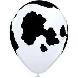 11" Holstein Cow Print Latex Balloons (25ct) Party Expo  