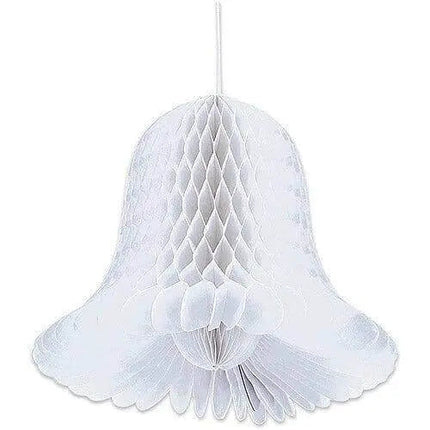 11'' Honeycomb Bells - White - Party Expo