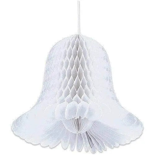 11'' Honeycomb Bells - White - Party Expo