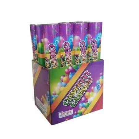 12" Color Party Confetti Cannon (1 each) - SKU: - UPC:814161016868 - Party Expo