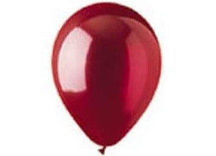 12" Crystal Red Latex Balloons (100ct) - SKU:48573 - UPC:052329121317 - Party Expo