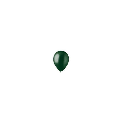 12" Metallic Emerald Green Latex Balloons (100ct) - SKU:70057 - UPC:052329121911 - Party Expo