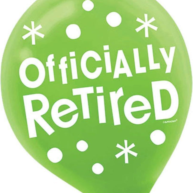 12" Officially Retired Latex Balloons - Party Expo
