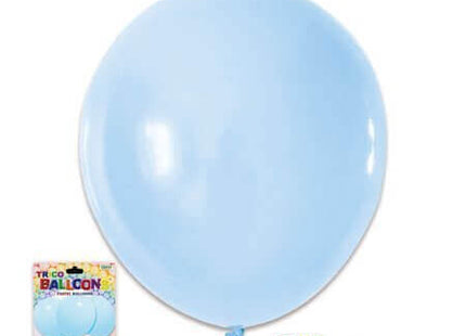 Trico - 12" Pastel Blue Latex Balloons (10ct) - SKU:BP2401- BL - UPC:810057951817 - Party Expo