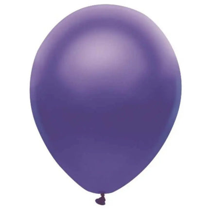 12" Satin Purple Pearlized Latex Balloons (10ct) Party Expo  