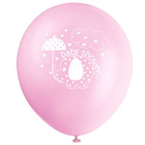 12" Umbrellaphants Latex Balloons - Pink - SKU:41665 - UPC:011179416653 - Party Expo