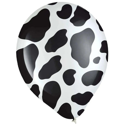 12" Cow Print Latex Balloons (6ct) Party Expo  