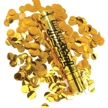 12" Gold Confetti Celebration Cannon (1 each) Party Expo  
