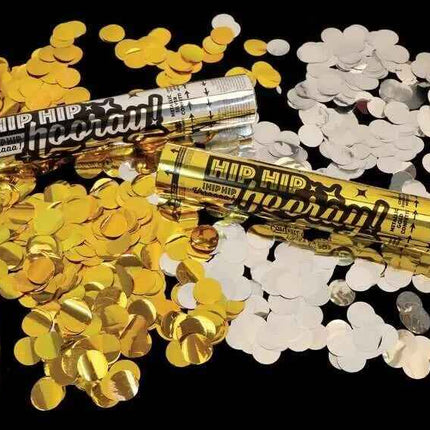12" Gold Confetti Celebration Cannon (1 each) Party Expo  