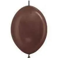 12" Metallic Chocolate Brown Link-O- Loon 50 count Party Expo  