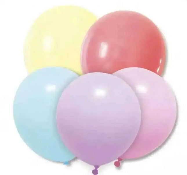 12" Pastel Mix Latex Balloons (10ct) - Trico Party Expo  