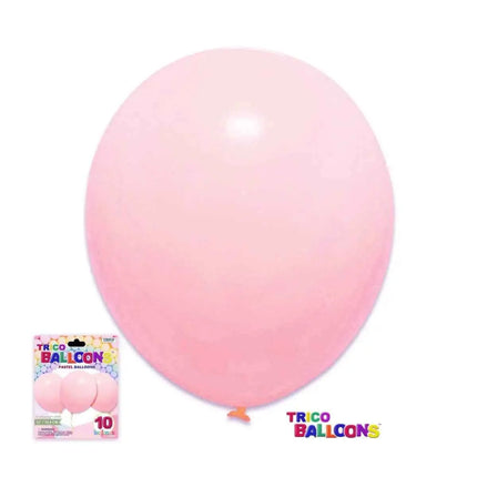 12" Pink Latex Balloon - 10 count Party Expo  