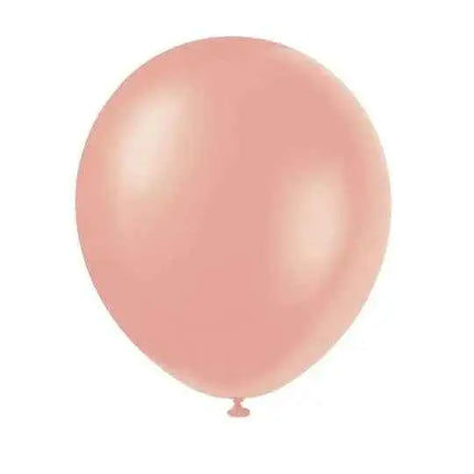 12" Rosegold Pearlized Latex Balloons (8ct) Party Expo  