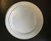 12" White Plate with Gold Hot Stamp (6ct) Party Expo  