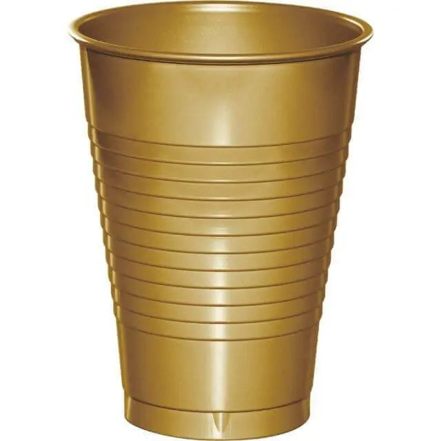 12oz Glittering Gold Tumbler - Party Expo