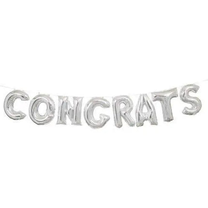 14" Congrats Mylar Balloon (Air Filled) Party Expo  