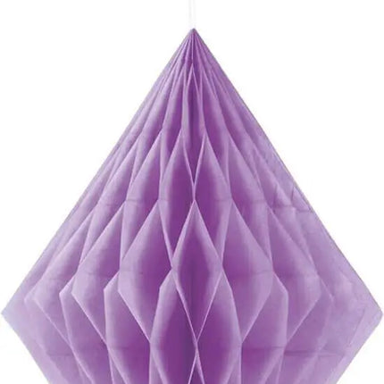 14" Purple Diamond Tissue Paper Decoration Party Expo  