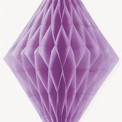 14" Purple Diamond Tissue Paper Decoration Party Expo  