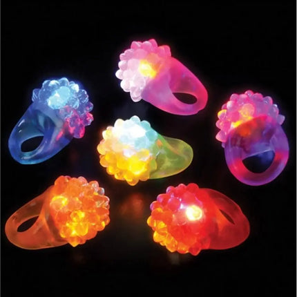 1.5" Light Up Bumpy Ring Party Expo  