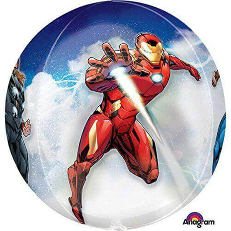 15" Marvel Avengers Orbz Balloon - SKU:84689 - UPC:026635346610 - Party Expo