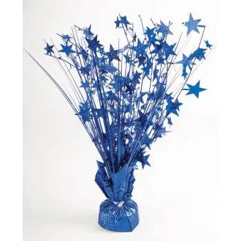 15" Starburst Balloon Weight Centerpiece - Royal Blue Party Expo  