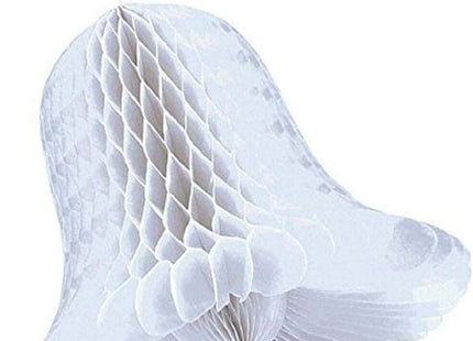 15" White Bridal Honeycomb Bells - SKU:29224.080000000002 - UPC:048419596943 - Party Expo