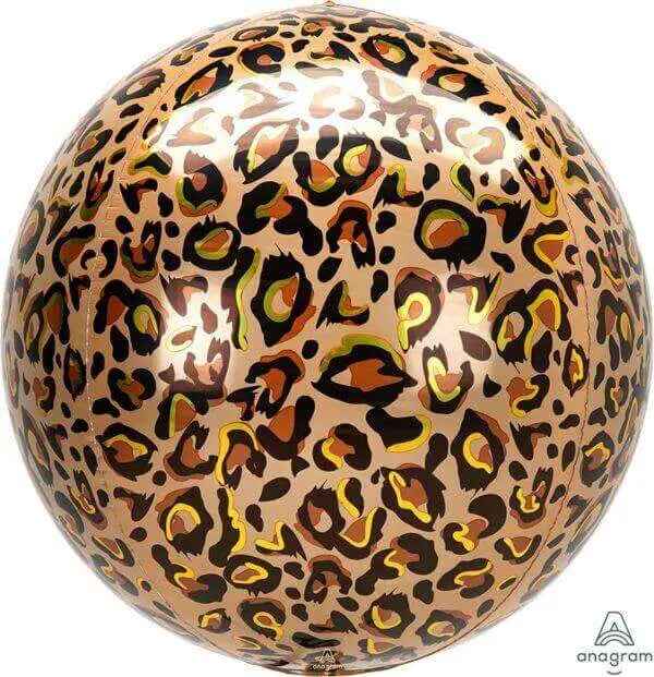 15" Leopard Orbz Balloon Party Expo  