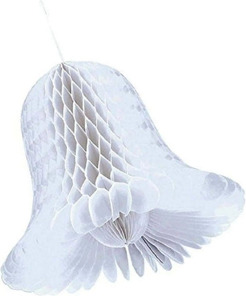15" White Bridal Honeycomb Bells Party Expo  