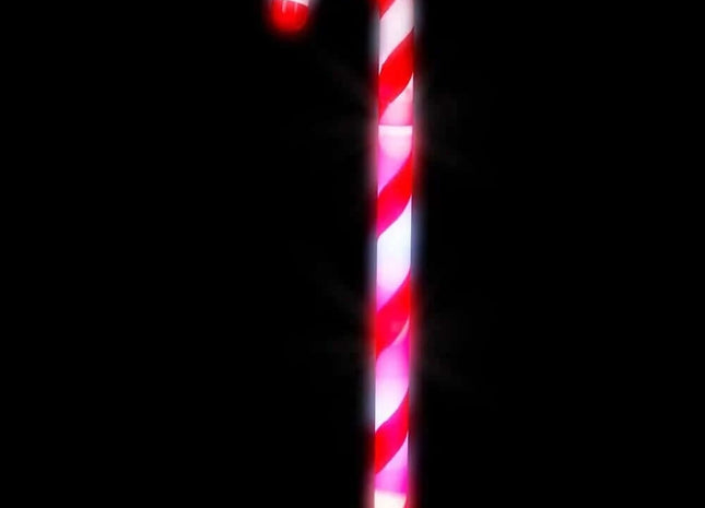 16" Light-Up Candy Cane Wand - SKU:ZC-CANLI - UPC:097138891662 - Party Expo