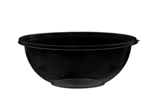 160oz Soft Plastic Bowl with Clear Lid - SKU:16024B17/16024L - UPC:098382316192 - Party Expo
